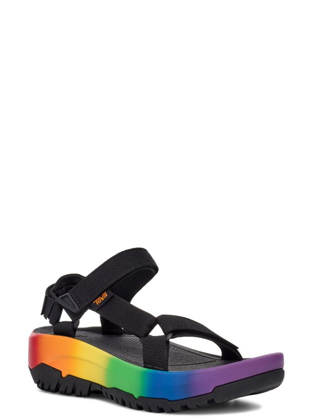 NIB Teva Hurricane XLT2 Ampsole Brite Wedge Women's Size 14M Black/Rainbow